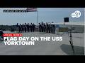 Charleston Celebrates Flag Day Aboard the USS Yorktown