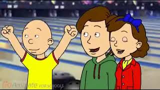 Caillou Knocks Rosie w/Bowling Ball (2017 Video)