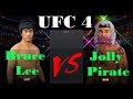 Bruce Lee vs. Jolly Pirate - EA sports UFC 4 - CPU vs CPU