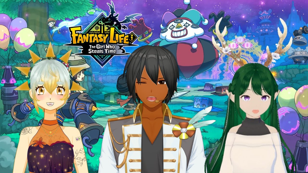 [Vtubers Collab] Fantasy life i with @SunnyHikarii and @Shuratani part 2