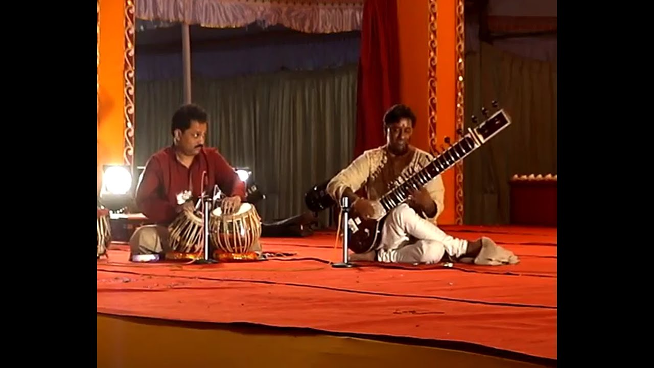 20071224 Evening Program Part 3 Sitar Concert Avnish Shivlikar, Pune, India YouTube