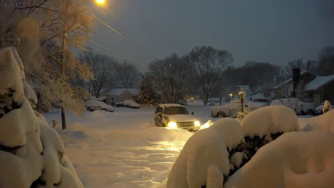 Snowstorm Niko Timelapse 2.09.2017 YouTube