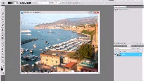TILT-SHIFT: tutorial Photoshop cs5