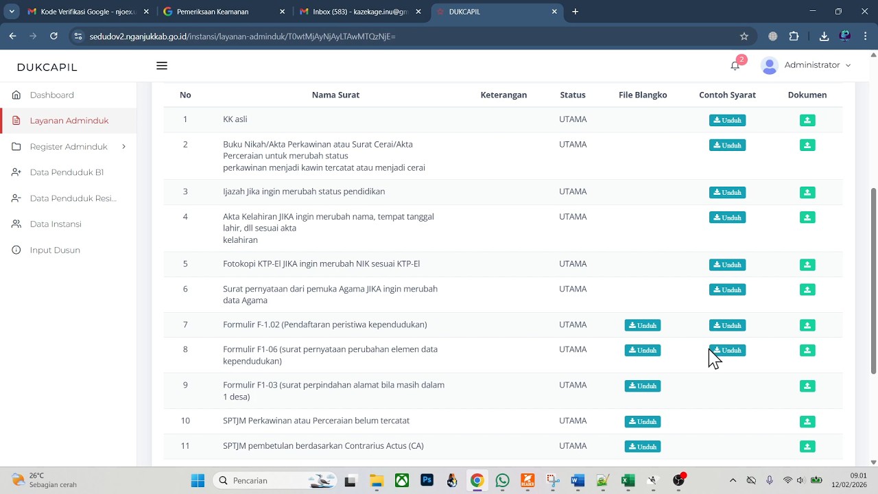 Cara Mengajukan Perubahan Elemen Data Dalam KK [Pindah Alamat Dalam Satu Desa]
