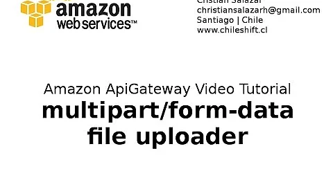 Amazon ApiGateway - Uploading Files. Multipart/form-data. (no audio)