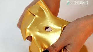 OEM Gold Breast Mask Hyaluronic Acid Breast Mask Sheet For Sale ODM Service
