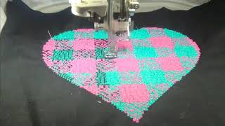 OML Embroidery Cross Stitch Time Lapse