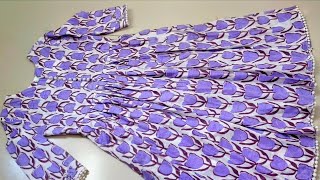 2.5 meter fabric frock design | frock cutting and stitching | nairacut kurti design | kurti design