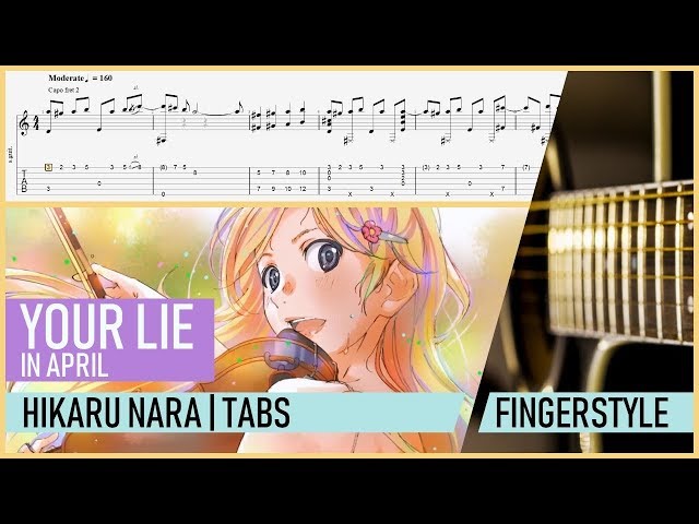 Hikaru Nara - Goose House // Your Lie in April OP #fingerstyle #finger