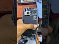 I phone 14 back glass change 🔥❤️🔥#smartphone #repair #brokenphone #youtubeshorts