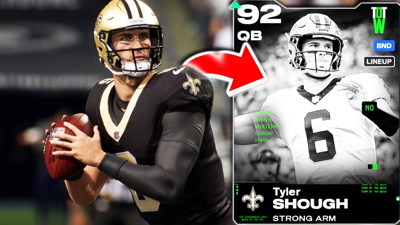 SAINTS TT JUST GOT A QB! New 92 Tyler Shough Gameplay – Madden 26 Ultimate Team