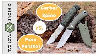 $35 Knife Battle! Gerber Spine vs. Mora Kansbol