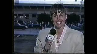 Guns N&#39; Roses en Chile - Previa al Concierto + Despacho en el Estadio Nacional - TVN (1992)