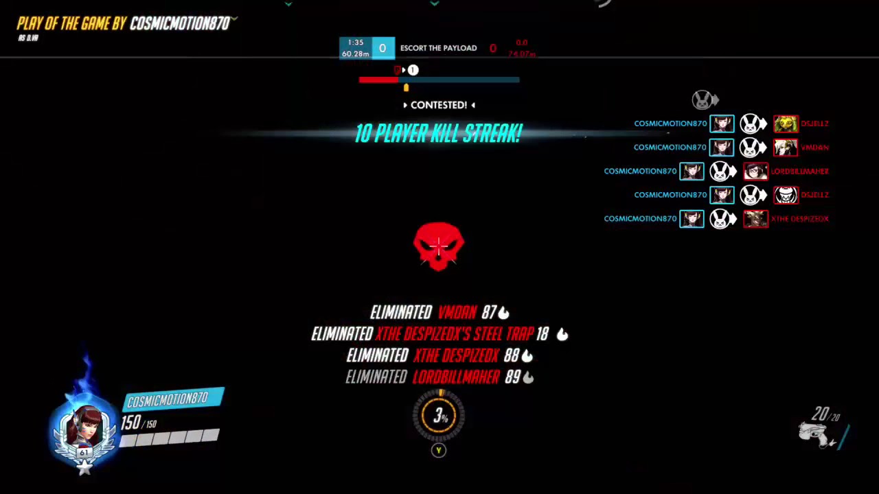 Destroying with Dva! (5k POTG)