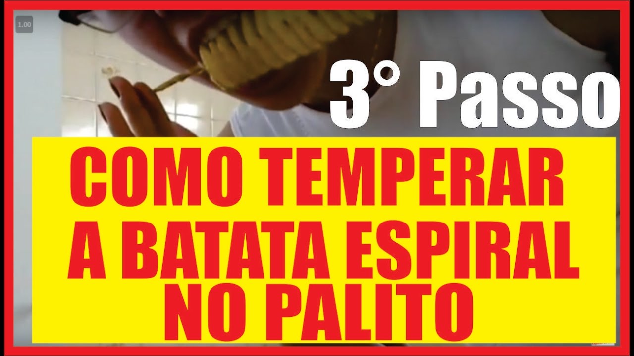 CURSO DE BATATA ESPIRAL - BATATA NO PALITO - Loja do Batateiro® & Raphael  Arvoré®