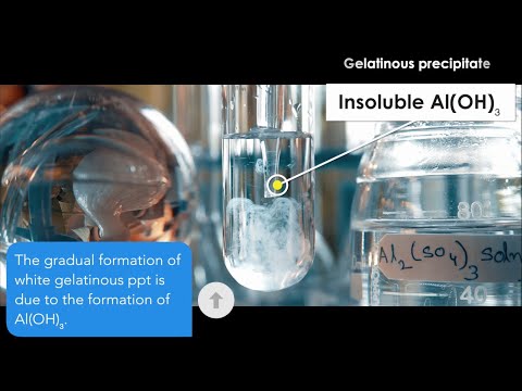 What happens when aluminum sulfate (Al2(SO4)3) react with sodium hydroxide (NaOH)? | Al2(SO4)3+NaOH