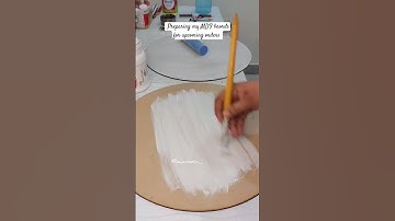 Preparing mdf boards for lippan art using Camlin Artists Gesso #camlinkokuyo #gesso #mdfboard #diy