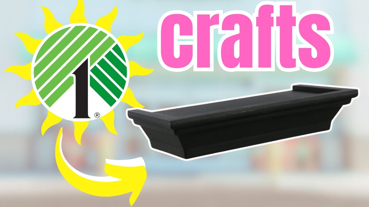 STUNNING Dollar Tree DIY Crafts Using FLOATING SHELVES