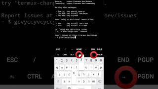 Left right arrows termux.   download termux from GitHub