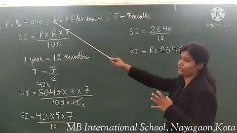 Maths _5th_Ch -12_ Percentage _Part- 7_Computing Simple Interest_ Activity- 5