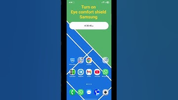 turn on eye comfort shield on samsung