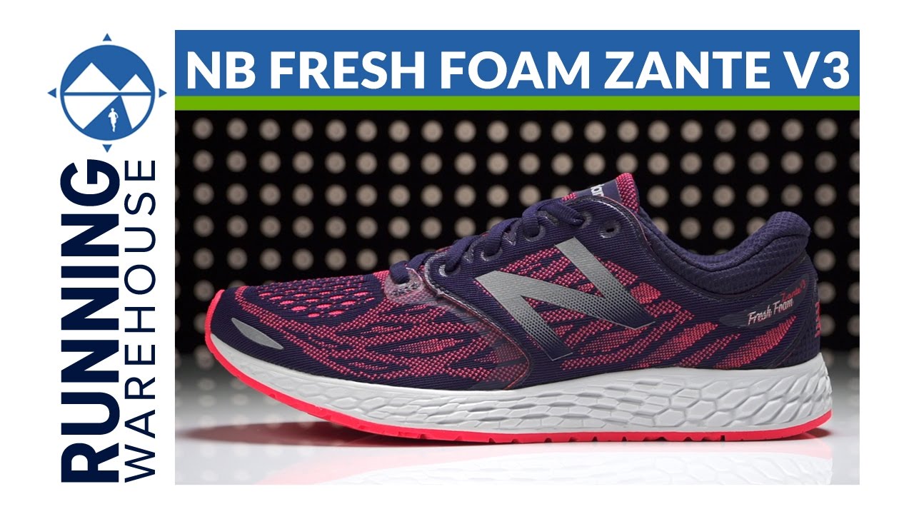 new balance women's fresh foam zante v3 running shoe