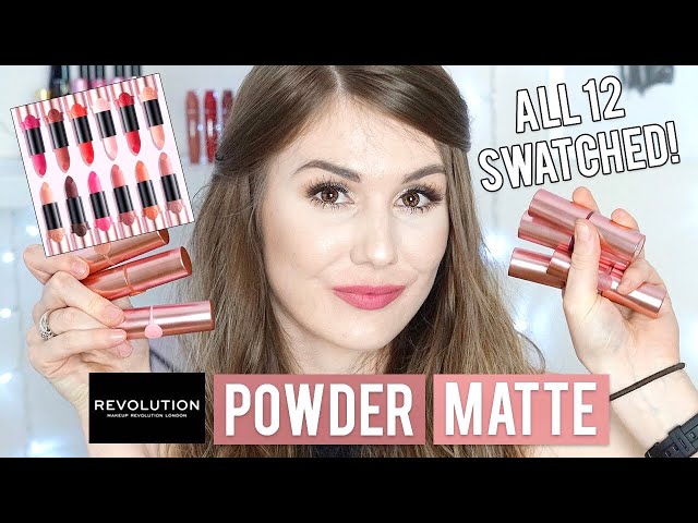 Revolution Powder Matte Lipsticks Full