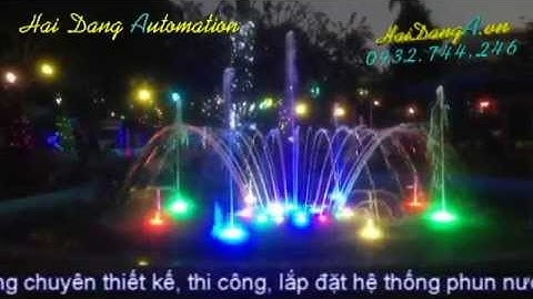 Đài phun nước, nhạc nước nghệ thuật tại Nhà Công Tử Bạc Liêu