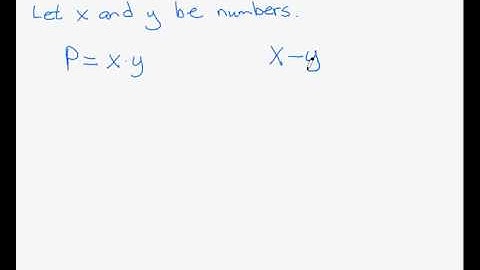 Minimizing a product