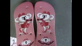 Chinelo infantil personalizado