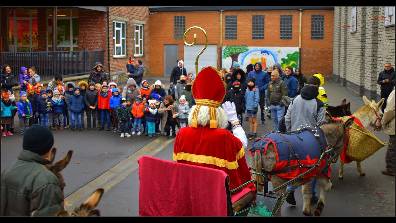 Saint Nicolas à l'école du Sacré-Coeur de Vivegnis 2019