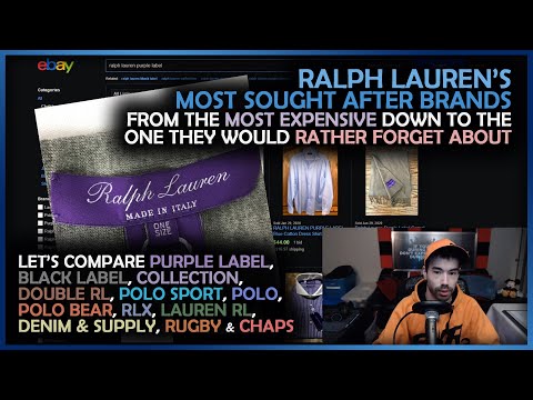RALPH LAUREN Brands Compared: Purple/Black Label, Collection, Double RL, Polo Bear/Sport, RLX & More