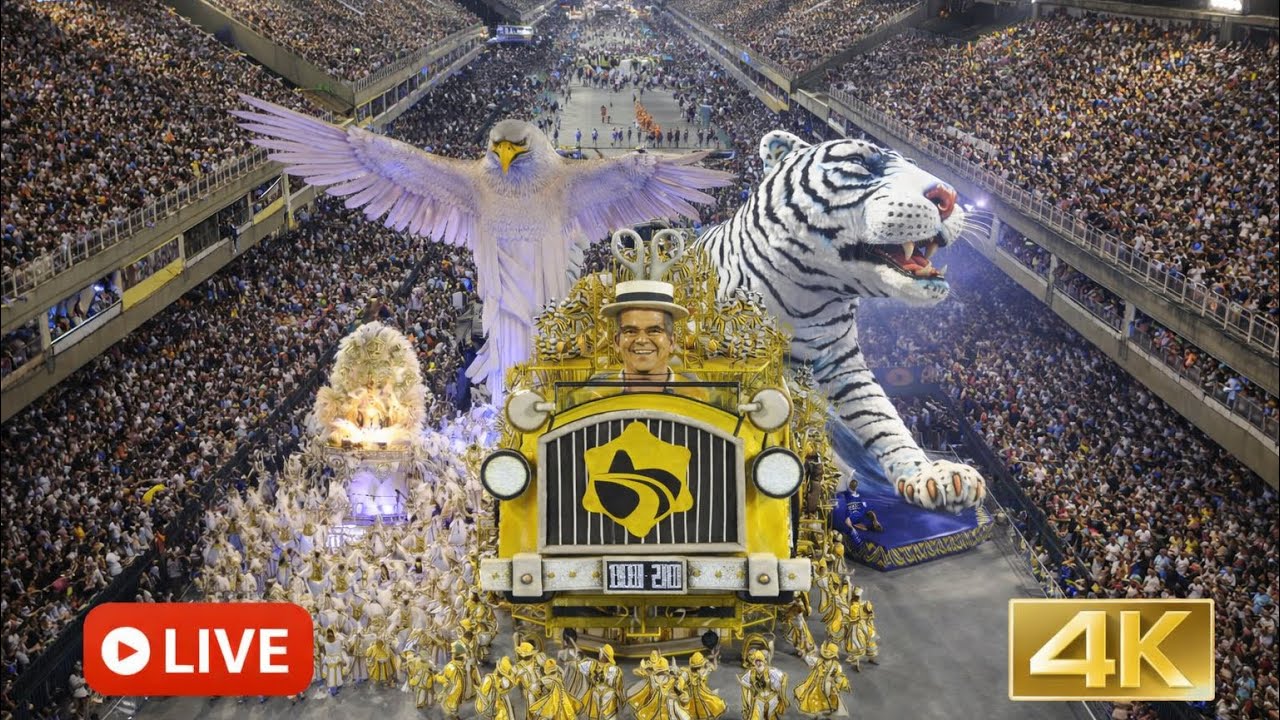 LIVE NOW — RIO CARNIVAL 2026: Opening Night at the Sambadrome (4K)