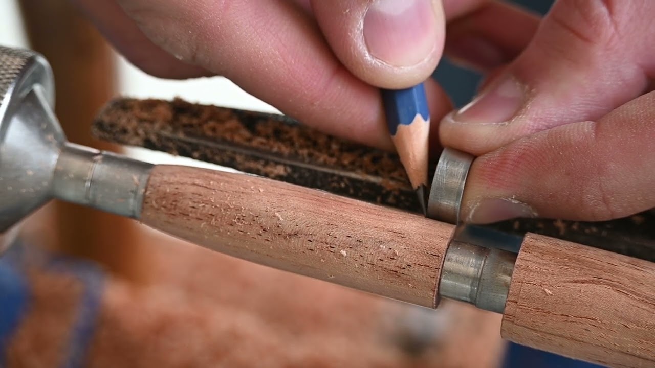Pen Turning | Bubinga Wood with Gold Hardware Bubinga European Round Top