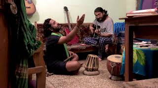 Raag Bhimpalasi fusion and Jugalbandi #music #mussirati #vocals #singing #guitar #guitarcover