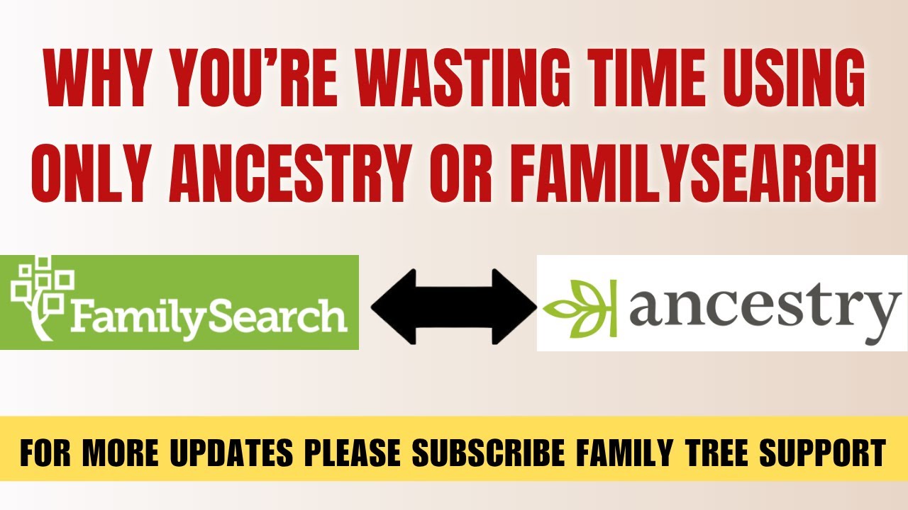 Хак Ancestry + FamilySearch, который сокрушит любую стену