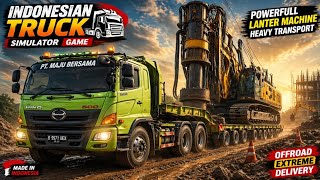 “BIG MACHINE 😱 BIG RISK! Indonesian Truck Extreme Delivery 🚛🔥” screenshot 5