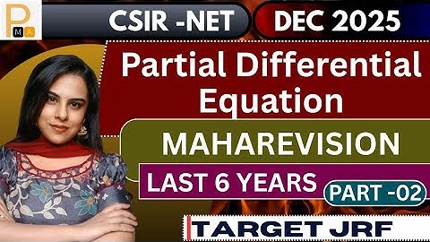 🔥PDE Last 6 Years | MAHA REVISION | PART 02 | PDE PYQ CSIR NET Revision
