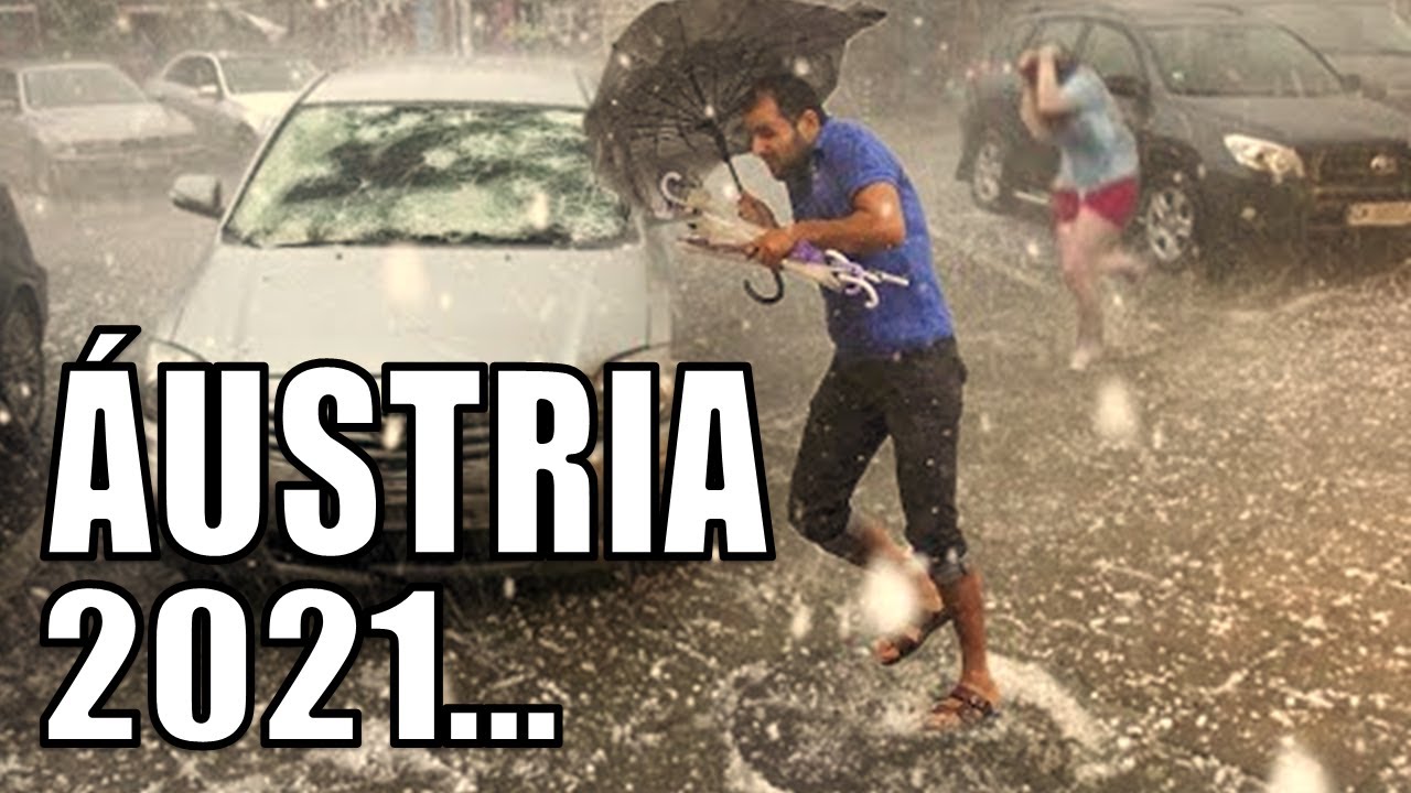 TEMPESTADE DO FIM DO MUNDO ATACA A ÁUSTRIA! GRANIZO GIGANTE E VENTOS ASSUSTADORES ATINGEM GRAZ