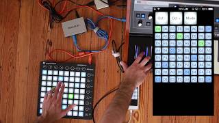 Using the iOS GridInstrument app with External MIDI Synths