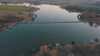 Drone Flying With Friends At A Lake In France