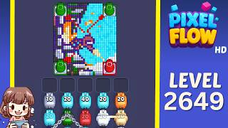 Pixel Flow Level 2649 Solution Walkthrough