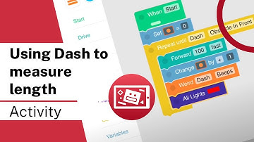 Tablet Robotics: Dash the Robot measures Length