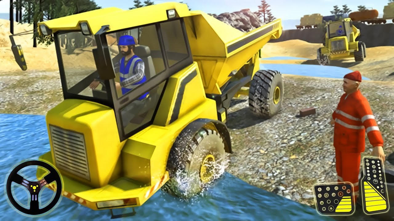 Construction Cargo Truck Driving Simulator 2020 - Offroad Dump Truck Driver | Android Gameplay