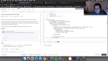 536. Construct Binary Tree from String