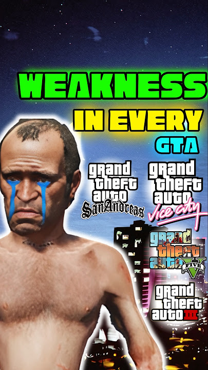 TOP Weakness of Every GTA Protagonist 😳💔