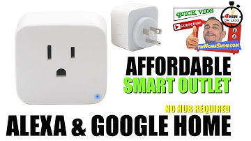 THE MOST AFFORDABLE WiFi Smart Mini Outlet - NO HUB ALEXA/GOOGLE HOME