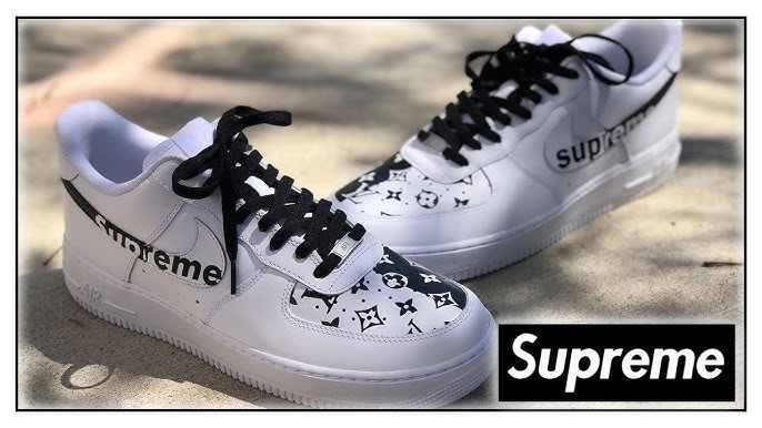 vuitton supreme vans custom