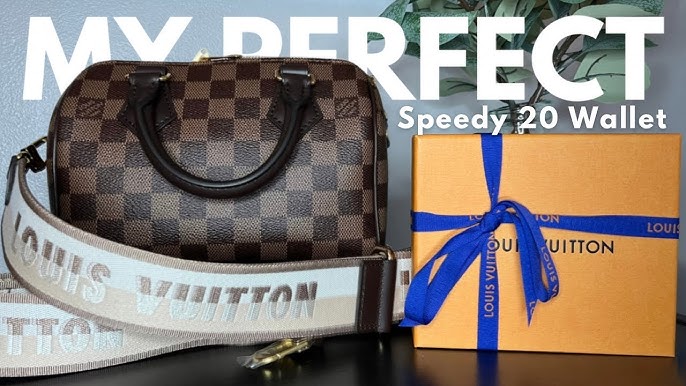 FIRST LOOK 🤩 the highly anticipated Speedy 20 Damier Ebene