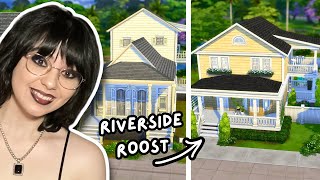 I renovated Riverside Roost in Willow Creek | The Sims 4 Speed Build